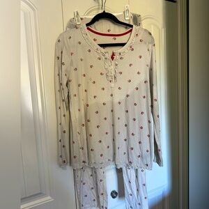 Cute Floral Pajama Set